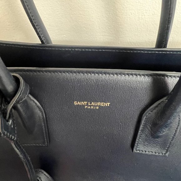 Saint laurent navy baby sac de jour bag - Picture 3 of 8
